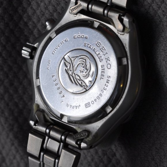 Seiko Kinetic Scuba Divers, 5M23 6B40, SBBW015, AGS, Refurbished, J49 - Picture 6 of 10